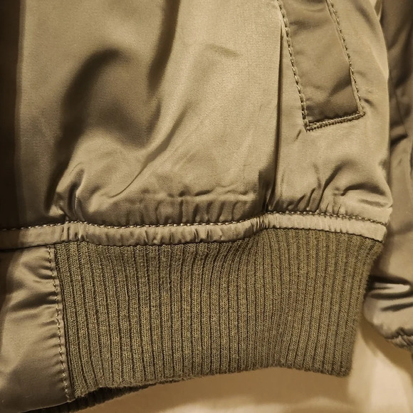 AE Fleece Lined Hooded Bomber Jacket - Picture 6 of 14